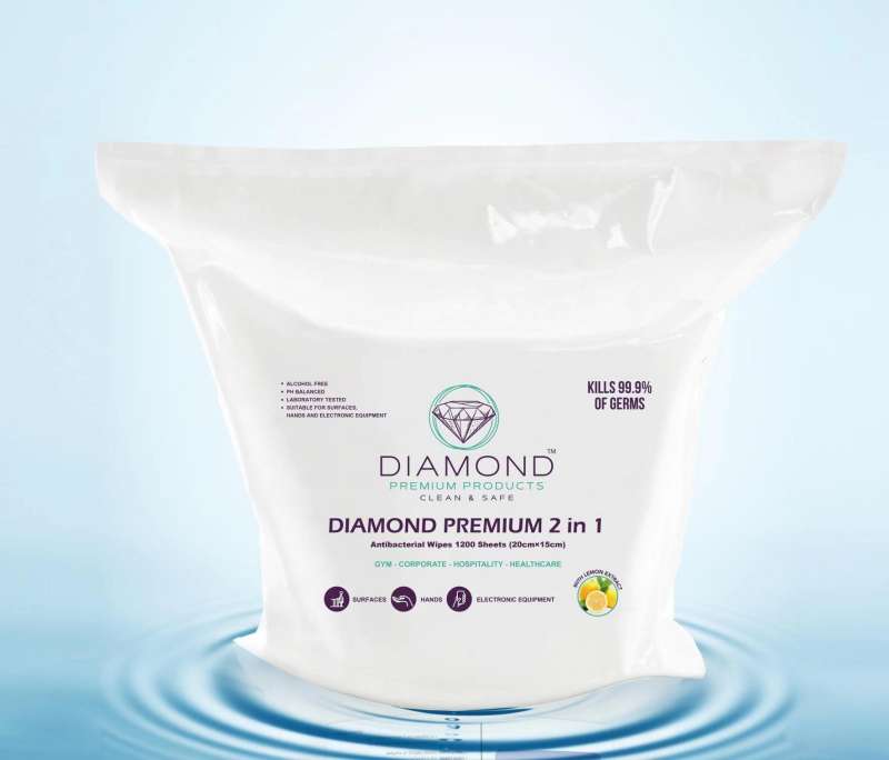 Bulk Pack Anti Bacterial Wipes (1200 sheets per pack) 1 Bulk Pack Anti Bacterial Wipes (1200 sheets per pack)