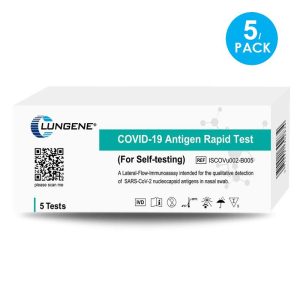 Home 29 5 Pack Clungene Covid-19 Rapid Antigen Self Test Kit Nasal Swab