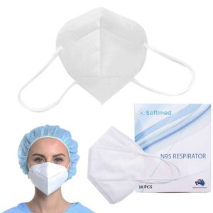 N95 Flat Folded Particular Respirator and Surgical Mask – 10 pcs per pack