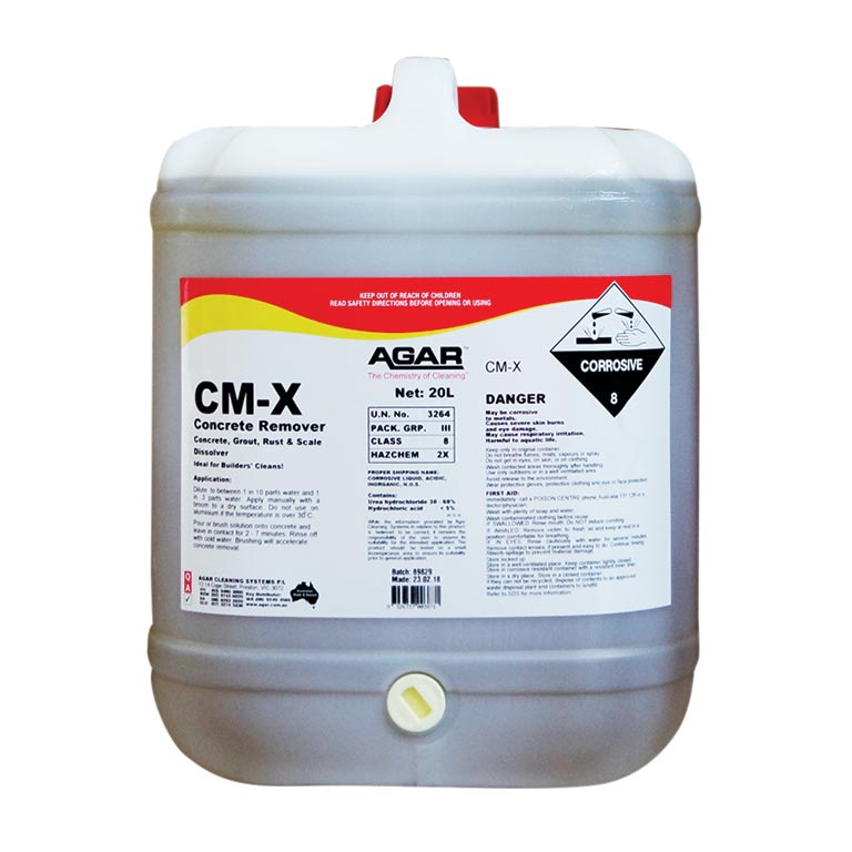 AGAR CM-X Concrete Remover 3 AGAR CM X 20L
