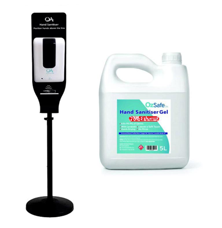 Sanitiser and Station Package Deal - Sanitiser Station and a free 5L Gel 3 5L Sanitiser & Sanitiser Station Package 1