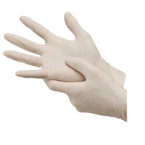 White Powder Free Latex Medical Grade Gloves 100 per box TGA Approved